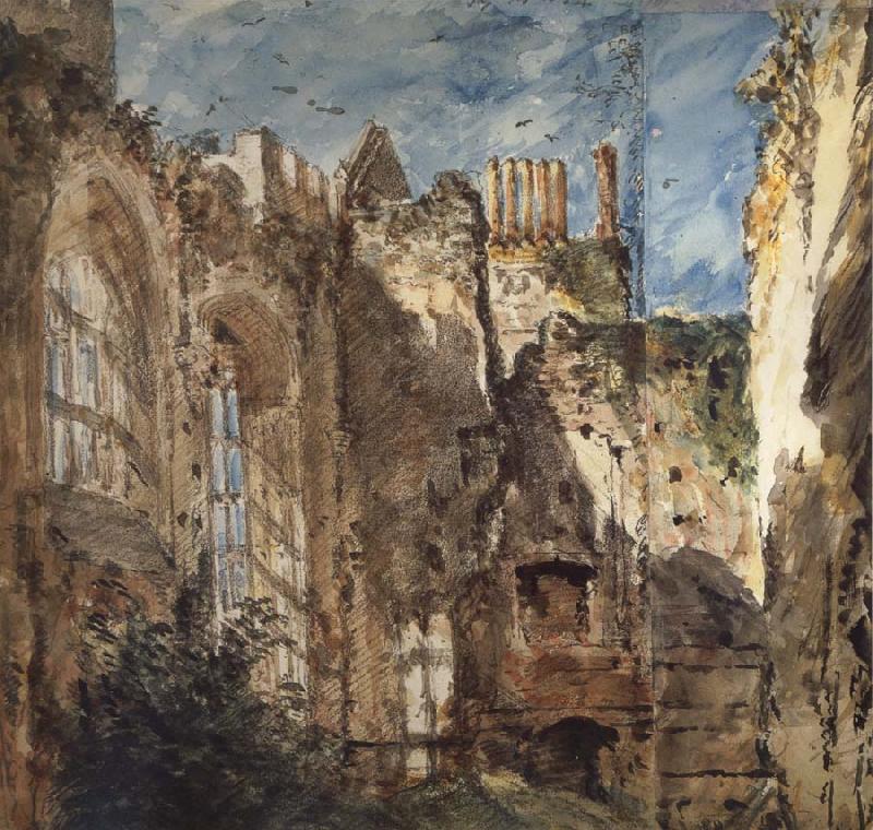 John Constable Cowdray House:The Ruins 14 Septembr 1834 oil painting image
